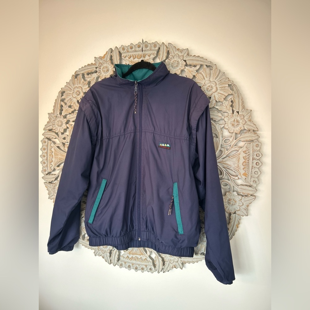 Vintage 90s K-Way Convertible Chinook Jacket/Vest – Retro Windbreaker